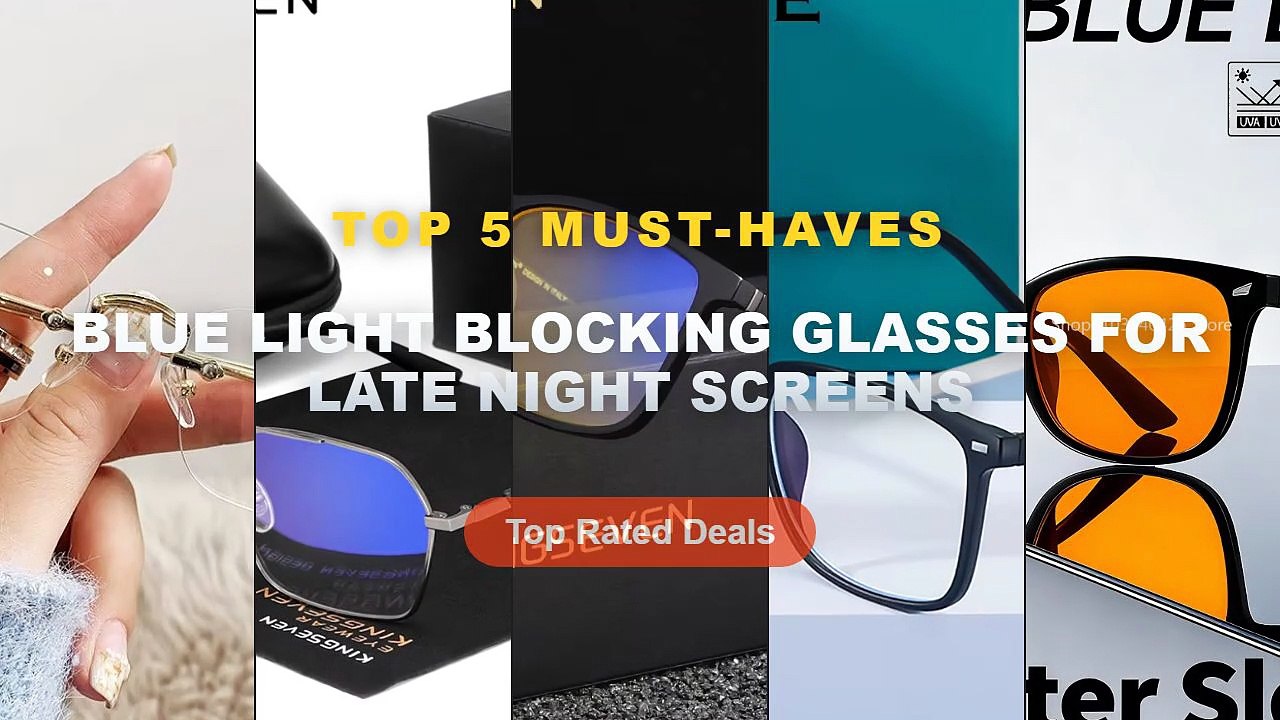 Blue Light Blocking Glasses For Late Night Scre...