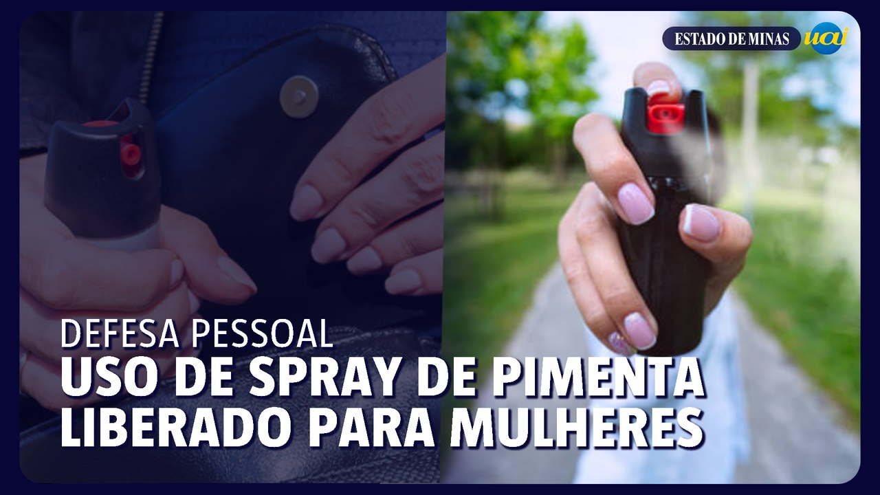 Spray de pimenta liberado: como a nova lei pode proteger mulheres