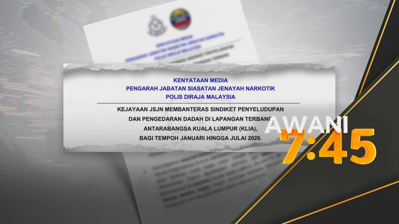 Kes penyeludupan dadah di KLIA meningkat dua kali ganda