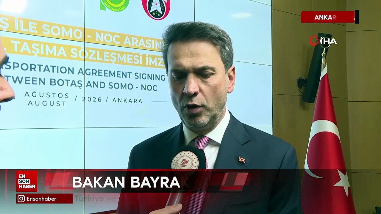 Bakan Bayraktar: Türkiye ve Irak'tan petrol hattında yeni anlaşma