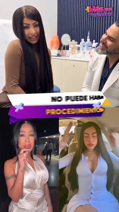 Yailin la más viral ya no puede hablar de tantos procedimientos que se hace en la cara