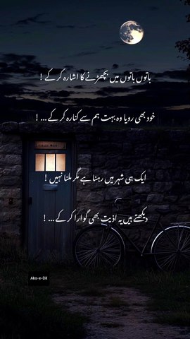 "Aik Hi Shehr Main Rehna Hay Magar Milna Nahi...!