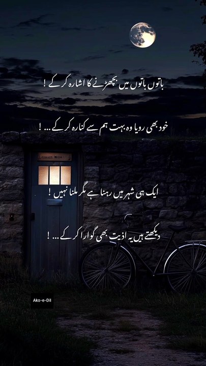 "Aik Hi Shehr Main Rehna Hay Magar Milna Nahi...!