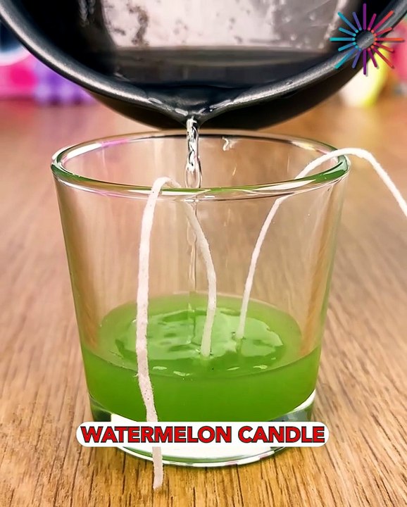 Cozy nights with a watermelon glow candle🍉🕯️