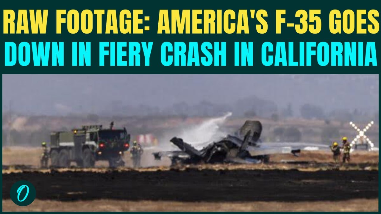 Iran Behind U.S F-35 CRASH? CHILLING Aerial Footage Shows F-35 Wreckage After FATAL California Crash