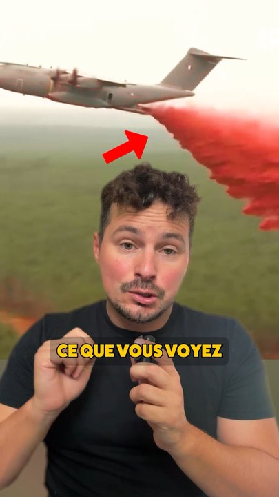 ce produit étonnant projeté par les avions ? 🚨 #sciences #retardateur #incendies