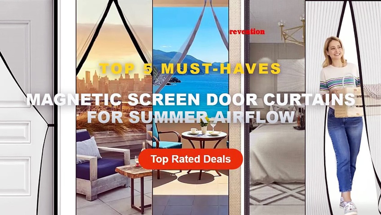 Don't Buy Magnetic Screen Door Curtains For Summer Airflow Before Watching This!