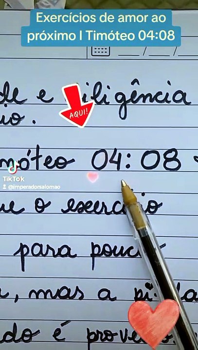 ⚡💙 O exercício espiritual do amor 💚💙❤️I Timó...