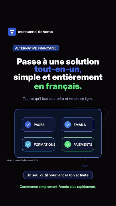 Vous cherchez une alternative française à ClickFunnels ?