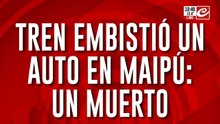 Temporal y muerte: tren con destino a Mar del Plata embistió a automóvil