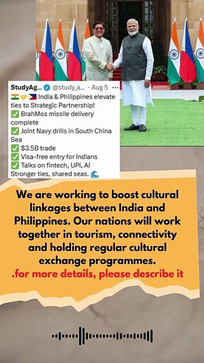 May India-Philippines friendship get stronger and stronger in the times to come!