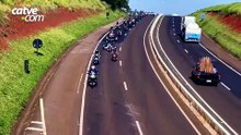 11º Passeio Motociclístico Militar movimenta trânsito em Cascavel