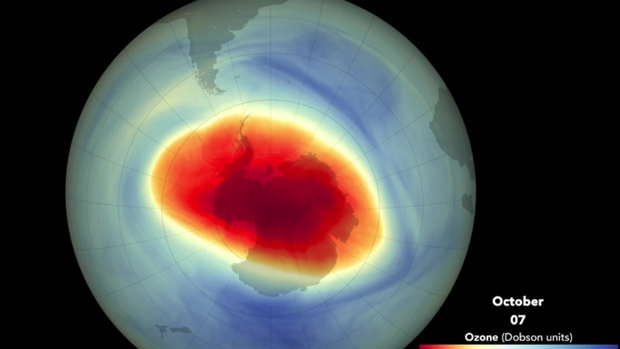 Antarctic Has An Ozone Hole The Size Of North America