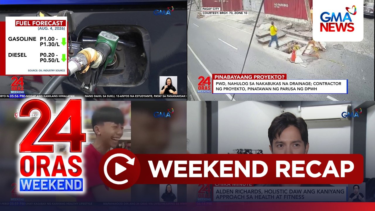 24 Oras Weekend: (Parts 3&4) Katiting na rollback; Alex Eala sa semis; PWD nahulog sa butas; atbp.
