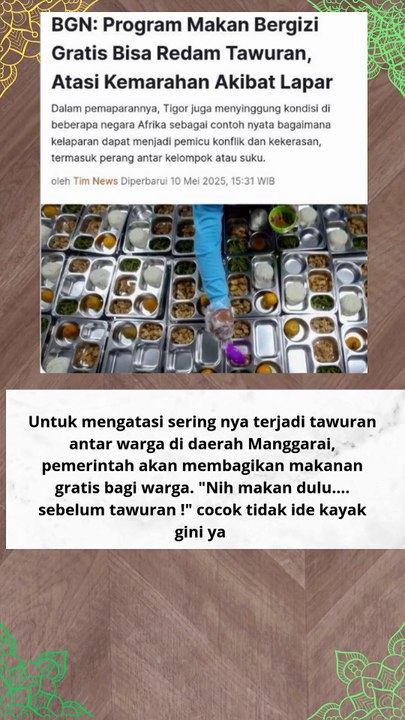 MBG bisa redam tawuran dan atasi kemarahan