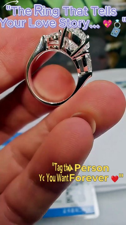 "The Ring That Tells Your Love Story... 💖💍"