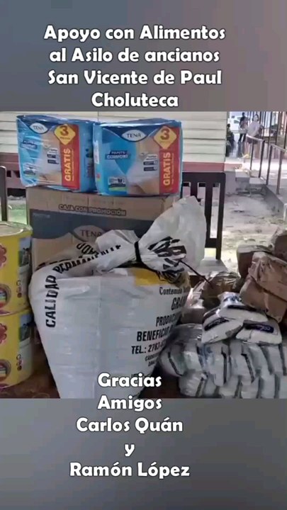 Apoyo al asilo de ancianos San Vicente de Paul Choluteca