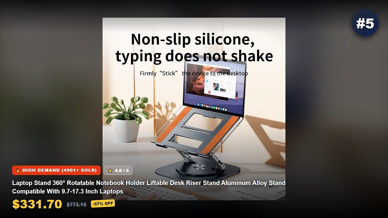 Best Laptop Stands With Adjustable Height For Neck Pain on AliExpress | Review