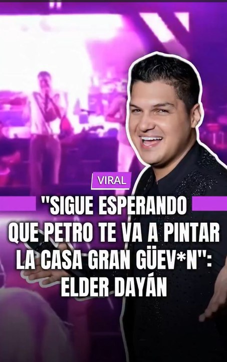 El cantante vallenato Elder Dayán Díaz protagonizó un tenso y polémico momento durante su presentación en el municipio de El Retén, en el departamento del Magdalena.