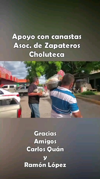Asociación de zapateros Choluteca reciben importante ayuda