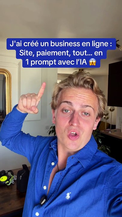 J'ai créé un business en ligne : Site, paiement, tout… en 1 prompt avec l’IA 😱🚀