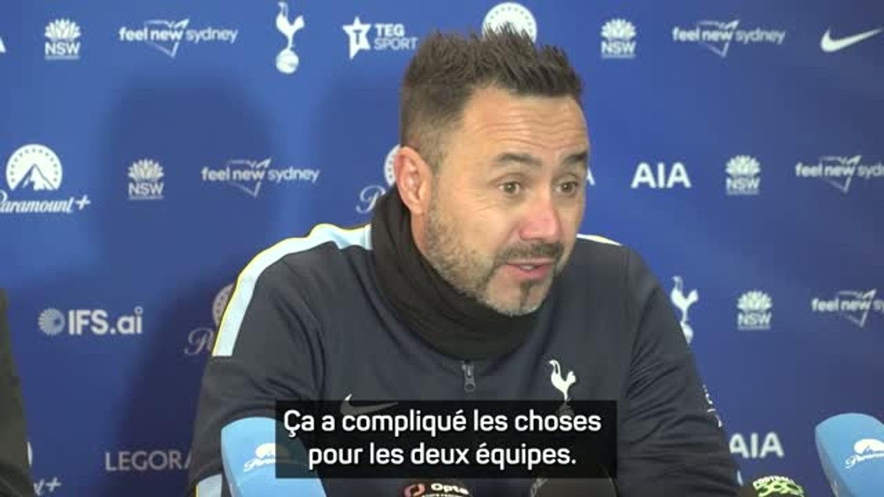 Tottenham - De Zerbi : ''Difficile pour nous et pour Chelsea''