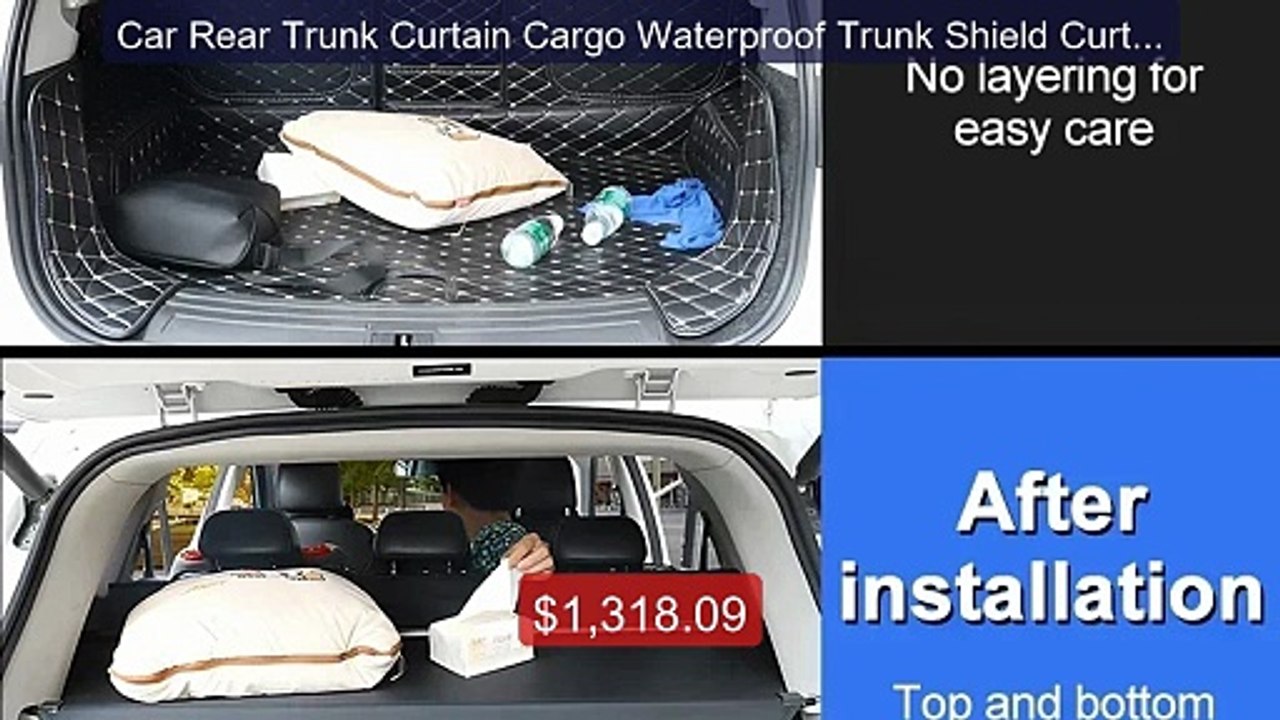 Car Rear Trunk Curtain Cargo Waterproof Trunk Shield Curtain Parti... -- Best Deal 2026 | Shop Now!
