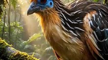 🐦🌿🤯 This bird doesn't just look unusual—it smells so bad that many predators leave it alone.