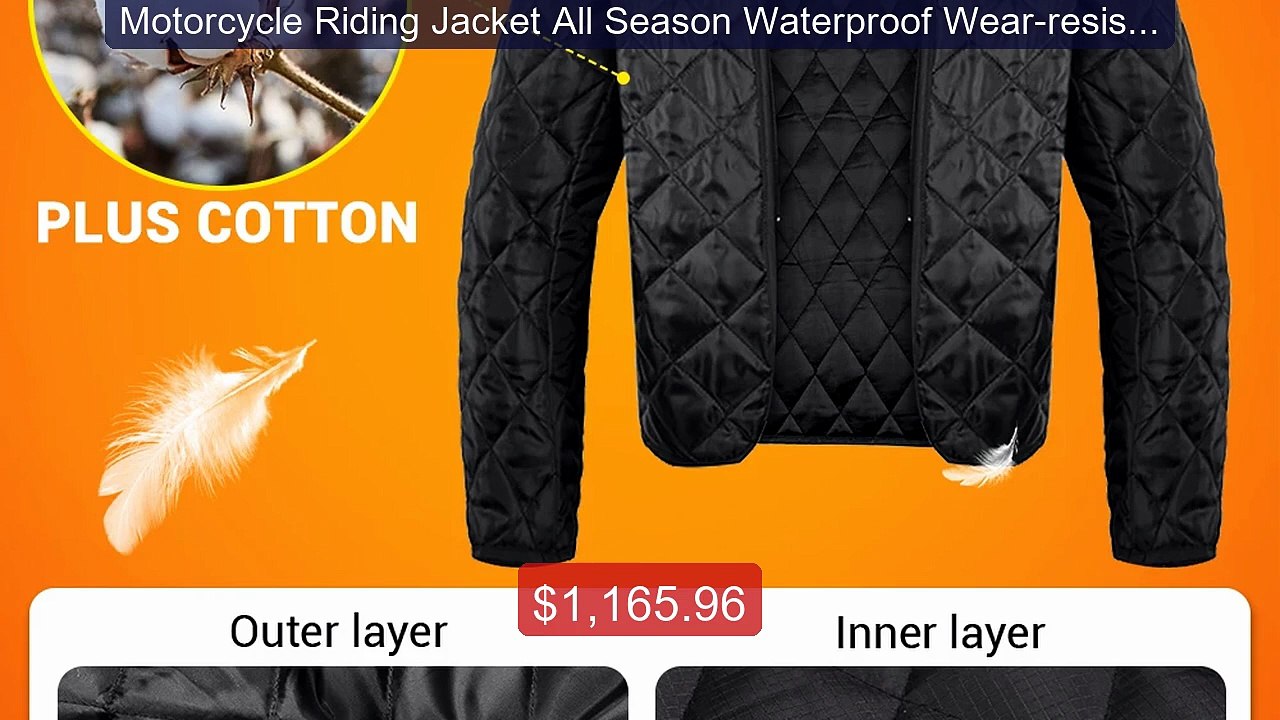 Motorcycle Riding Jacket All Season Waterproof Wear-resistant Refl... -- Best Deal 2026 | Shop Now!