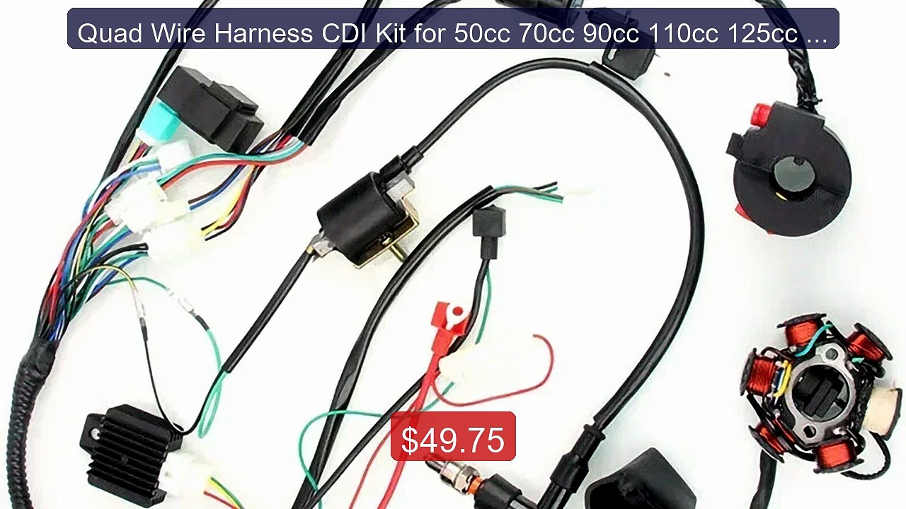 Quad Wire Harness CDI Kit for 50cc 70cc 90cc 110cc 125cc Chinese El... -- Top Rated 2026 | Buy Now!
