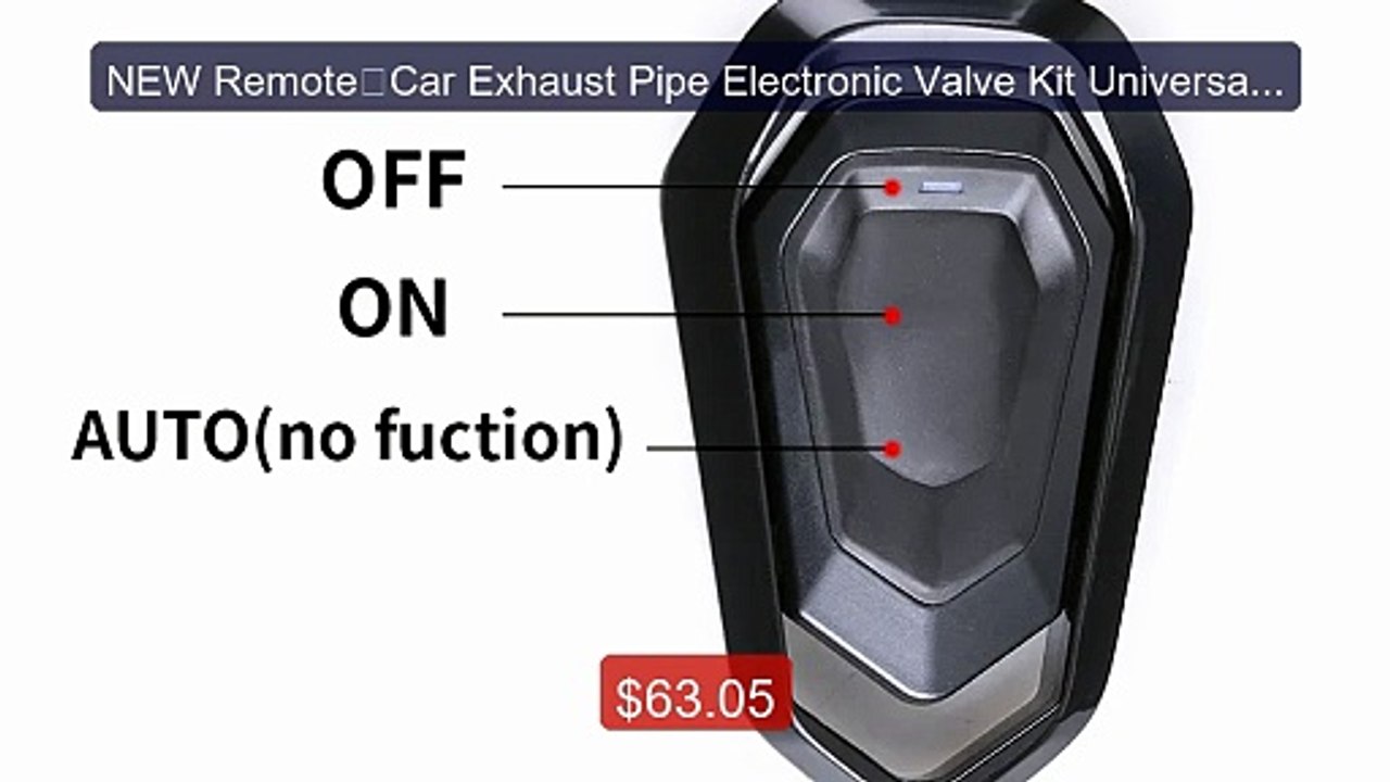 NEW Remote！Car Exhaust Pipe Electronic Valve Kit Universal ... -- Top Pick 2026 | Unbeatable Price!