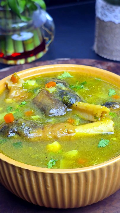 Healthy Mutton Paya Soup _ Paya Recipe _ #shorts #viral #viralshorts #nonveg #soup #payasoup