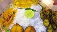 Bengali barir dupurer thali #bengalithali #shorts