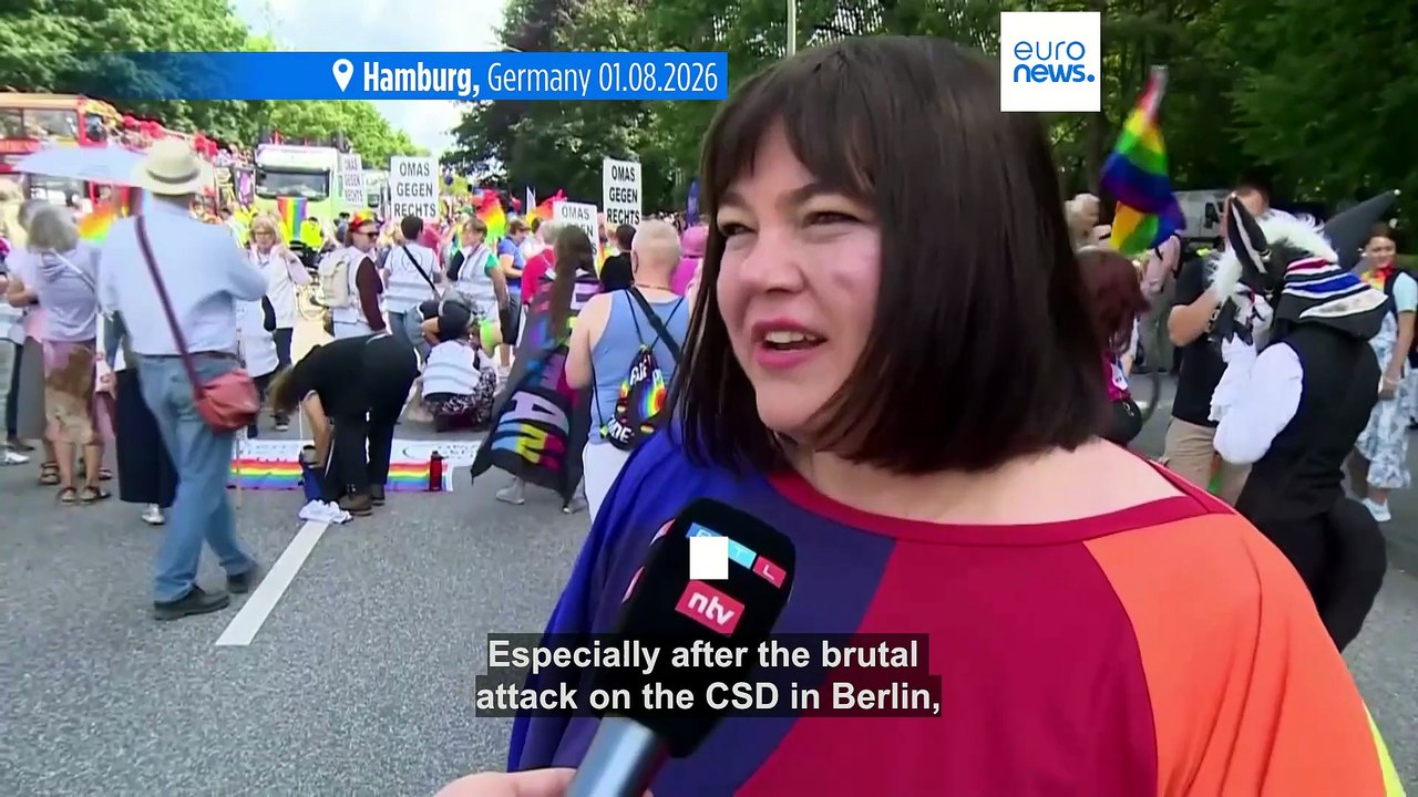 Hamburg celebrates Pride with increased security one week after deadly Berlin attack