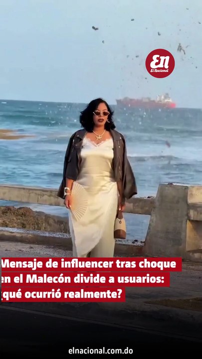Mensaje de influencer tras choque en el Malecón divide a usuarios: ¿qué ocurrió realmente?