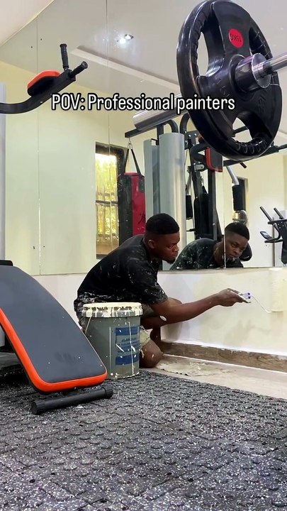 Professional Painters at the Gym Gone Wrong! 😂