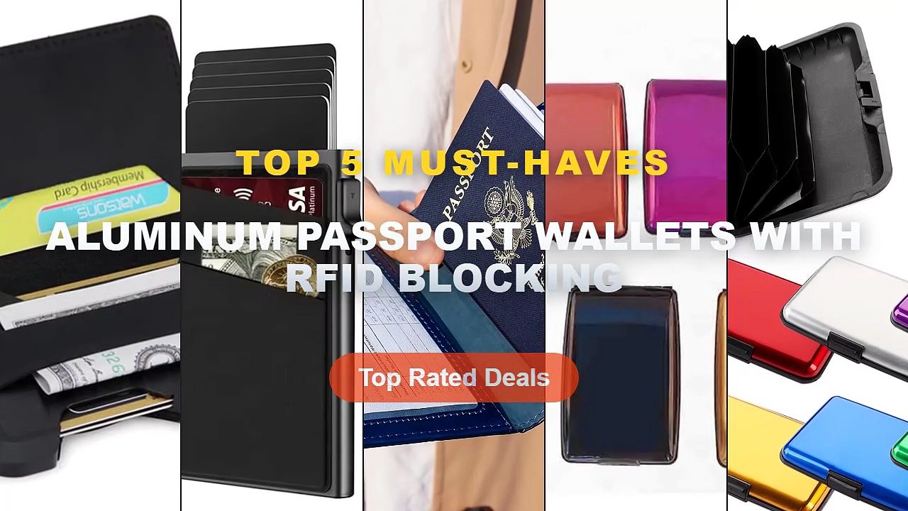 Don't Buy Aluminum Passport Wallets With RFID Blocking Before Watching This! - Passport Holder Cover Wallet Travel Essen...