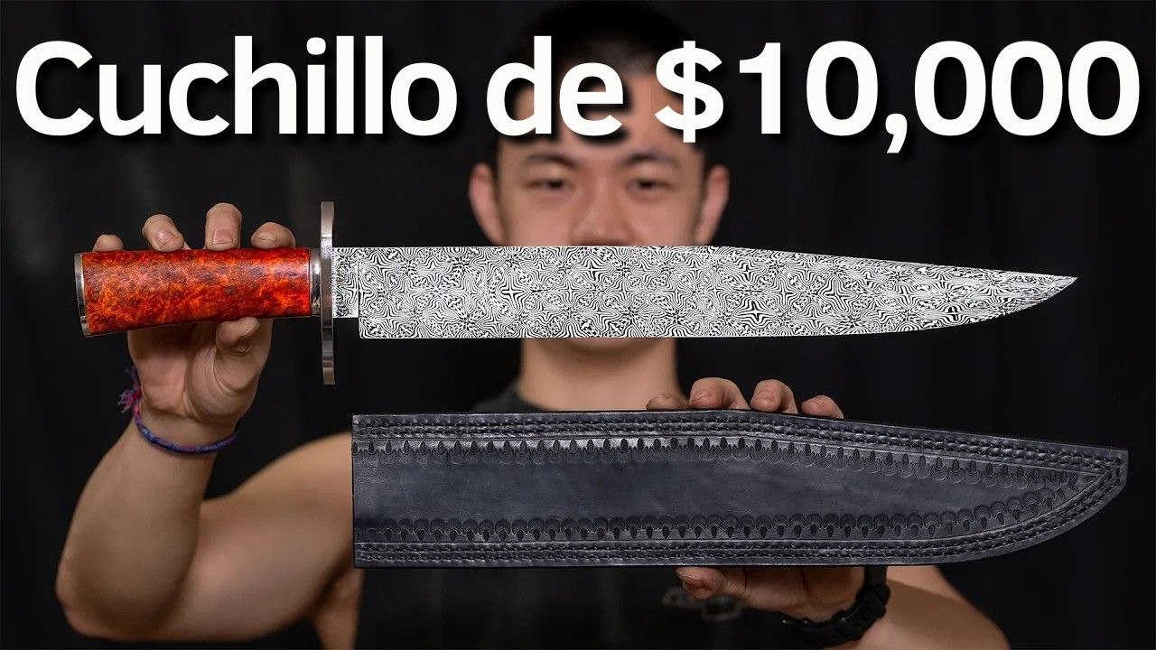 Creando un enorme Bowie de Damasco de $10,000