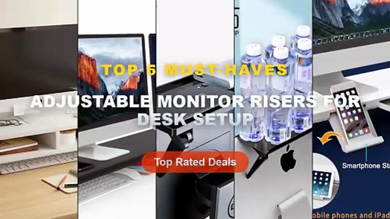 Don't Buy Adjustable Monitor Risers For Desk Setup Before Watching This! - Adjustable TV Screen Top Shelf Display Shelf ...