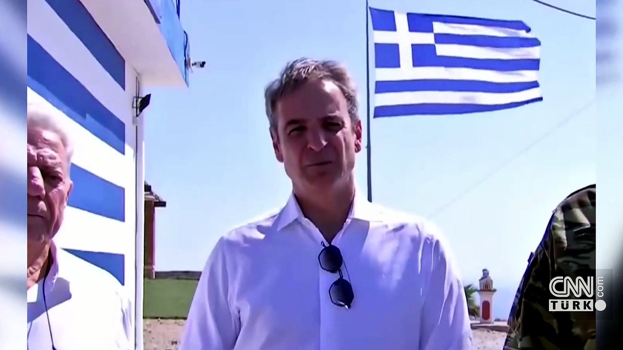 Miçotakis'ten Eşek Adası'na tahrik ziyareti! "Burası Yunanistan'ın değil Avrupa'nın da sınırı"