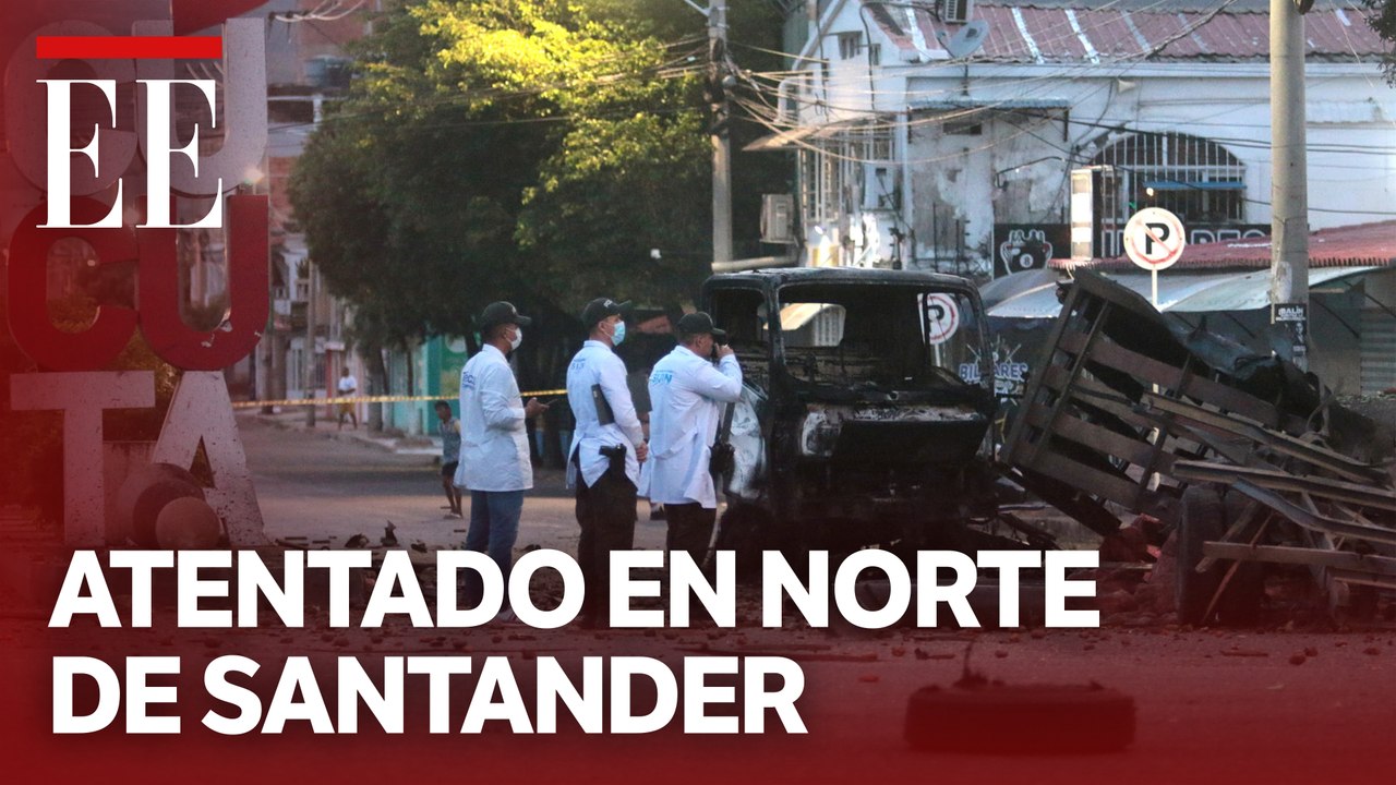 Atentado en Cúcuta: carro bomba deja ocho policías heridos frente al comando policial
