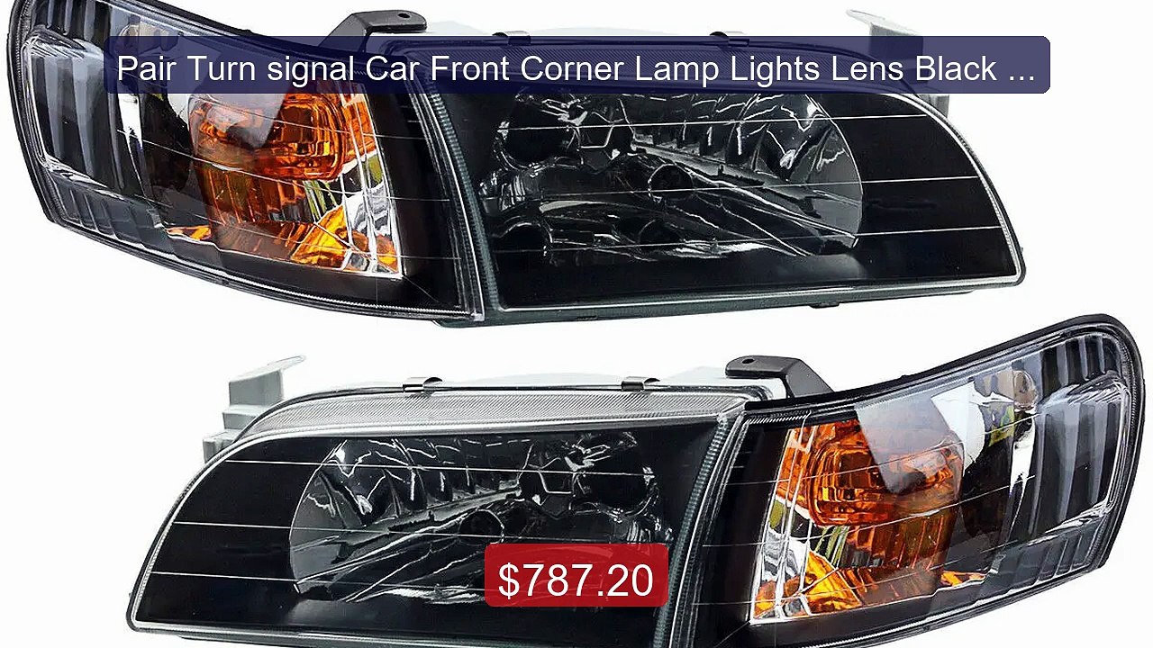 Pair Turn signal Car Front Corner Lamp Lights Lens Black Signa... -- Best Buy 2026 | Great Quality!