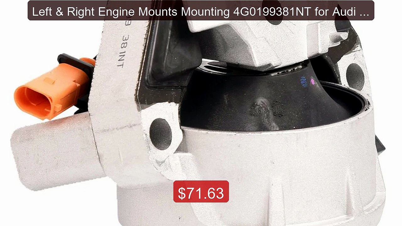 Left & Right Engine Mounts Mounting 4G0199381NT...
