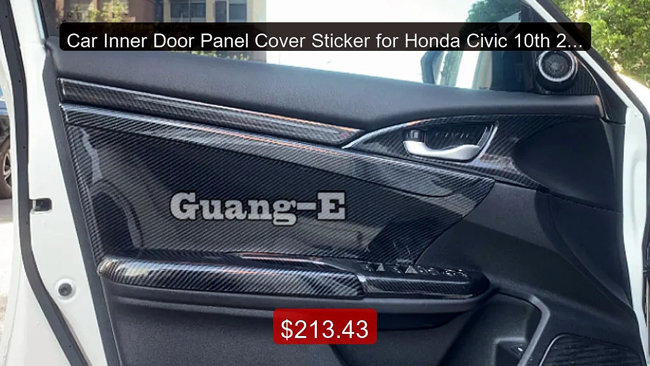 Car Inner Door Panel Cover Sticker for Honda Civic 10th 2016 2017 ... -- Best Deal 2026 | Shop Now!