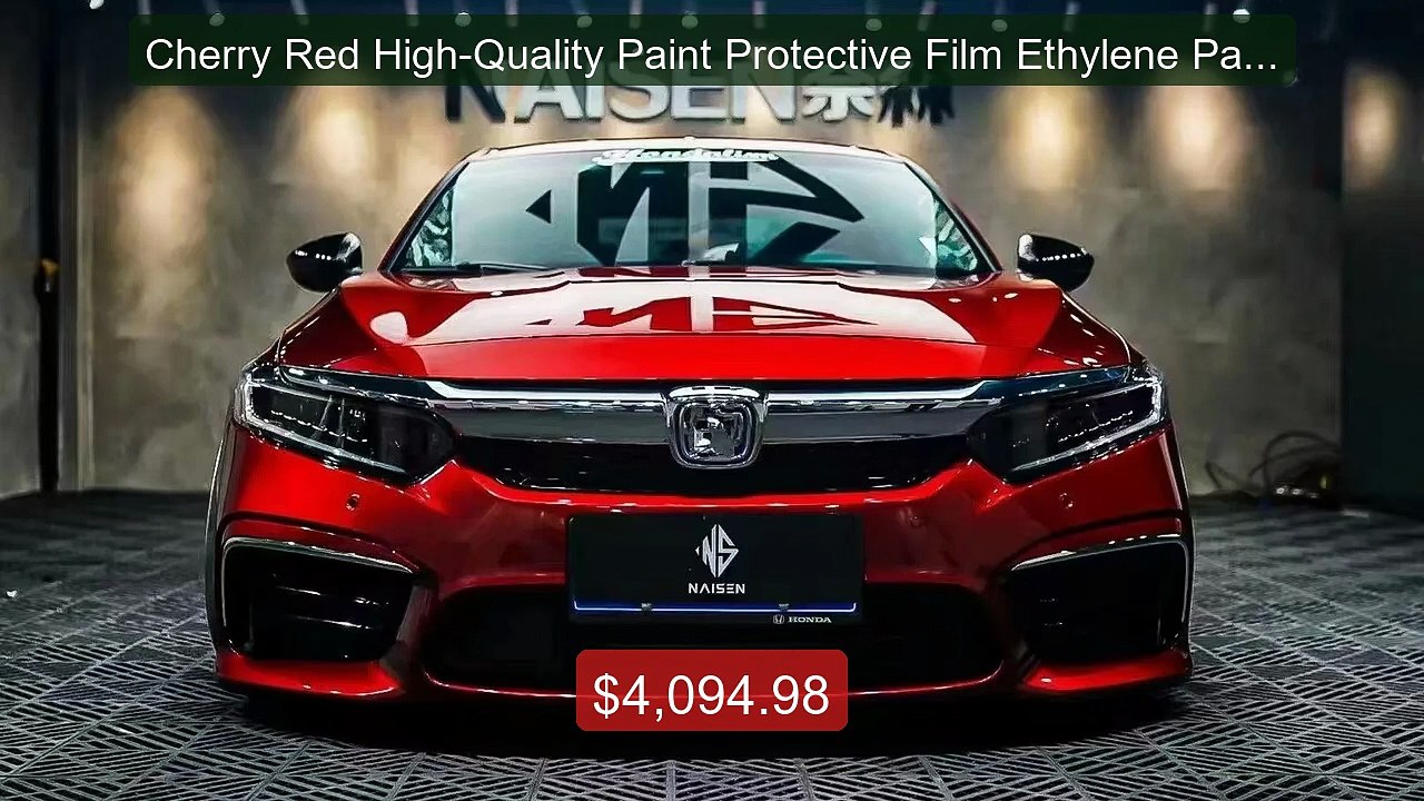 Cherry Red High-Quality Paint Protective Film E...