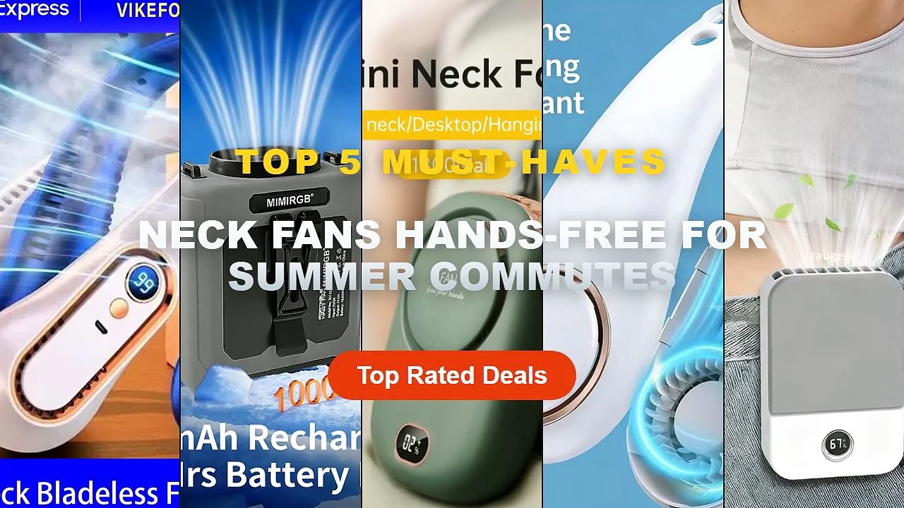 Ultimate Guide to the Best Neck Fans Hands-Free For Summer Commutes