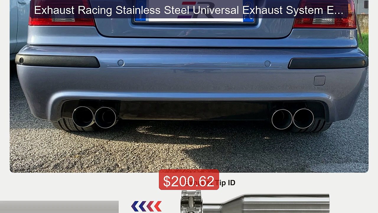 Exhaust Racing Stainless Steel Universal Exhaust System End pipe C... -- Best Deal 2026 | Shop Now!