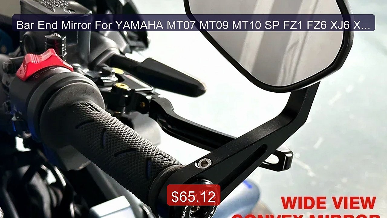 Bar End Mirror For YAMAHA MT07 MT09 MT10 SP FZ1 FZ6 XJ6 XSR 700 TDM... -- Top Rated 2026 | Buy Now!