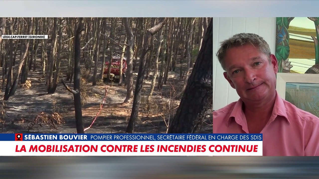 Incendies : «Nous sommes en phase de guerre», lâche Sébastien Bouvier