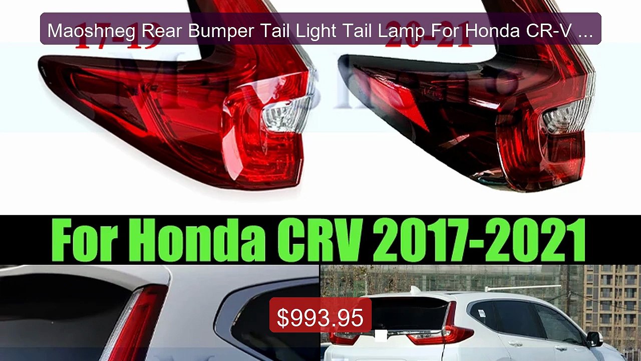 Maoshneg Rear Bumper Tail Light Tail Lamp For Honda CR-V CRV ... -- Amazing Value 2026 | Must Have!